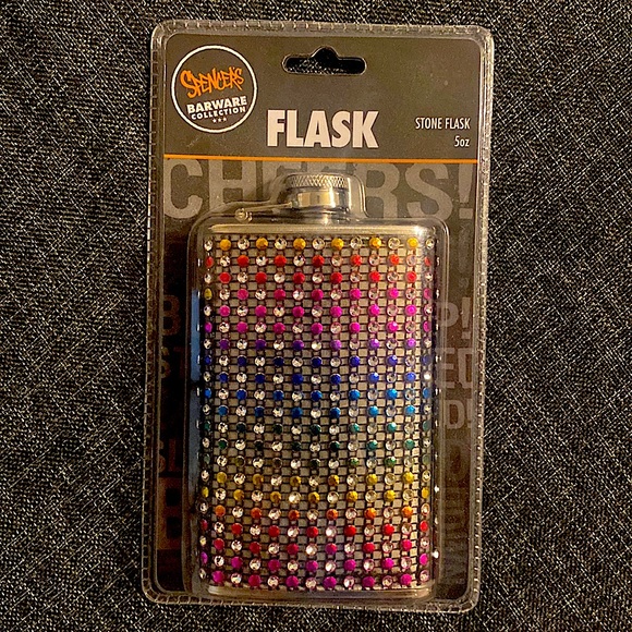 Spencer's Kitchen Nwt Bling Flask Poshmark